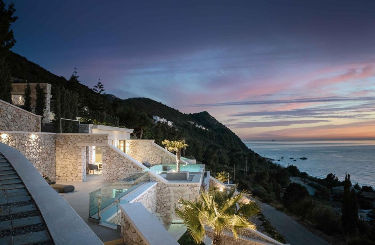 The Wave Twin Villa 1 Kathisma Beach Lefkada Eksteriør bilde